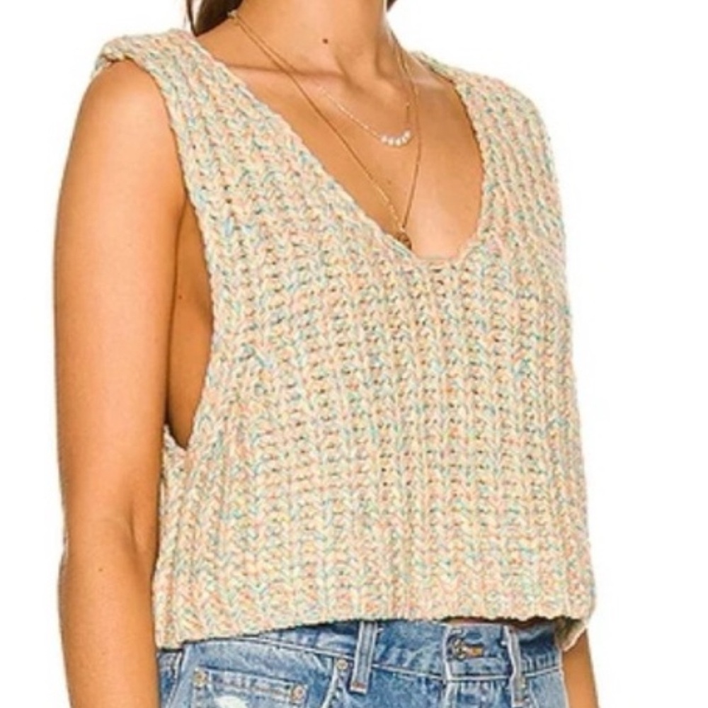 Free people size XS chunky woven tank top